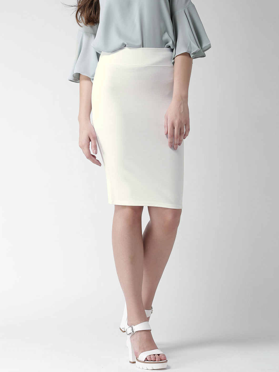 White Pencil Skirt