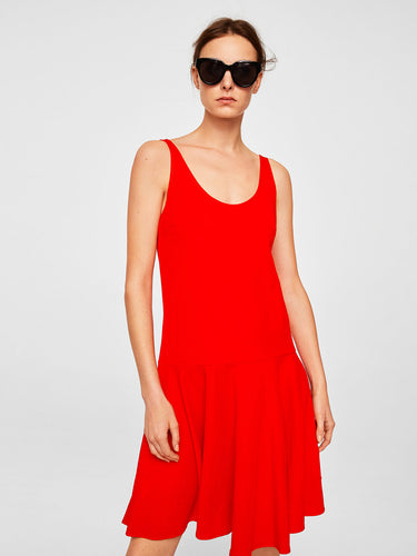Red Dress Sleeveless
